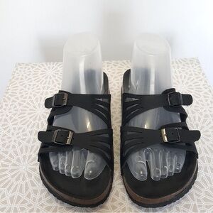 Zulily Footbed Black Sandals